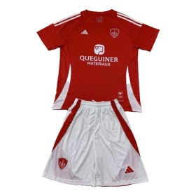Stade Brestois Matchtröjor Barn Hemma Fotbollströja 2024-25